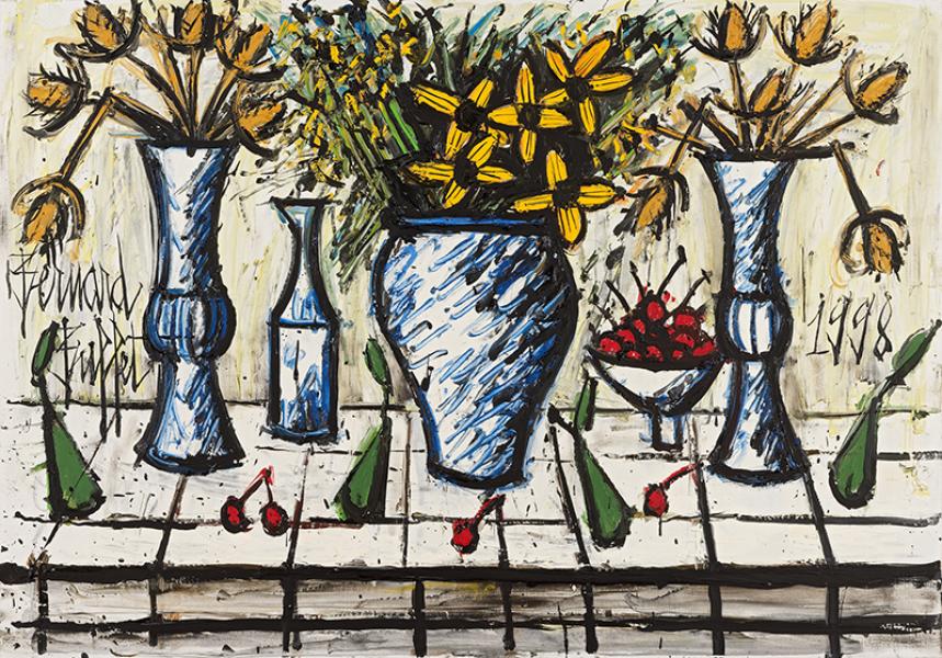 Nature morte aux fleurs jaunes, 1998