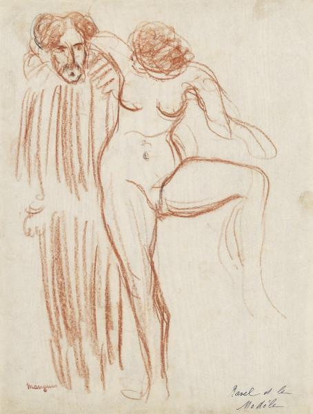 Ravel et le modèle, circa 1900