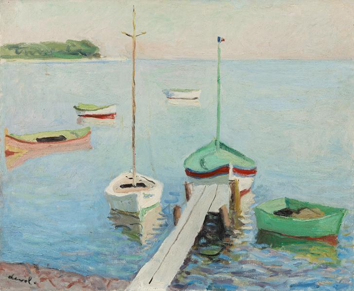 Deux barques au ponton