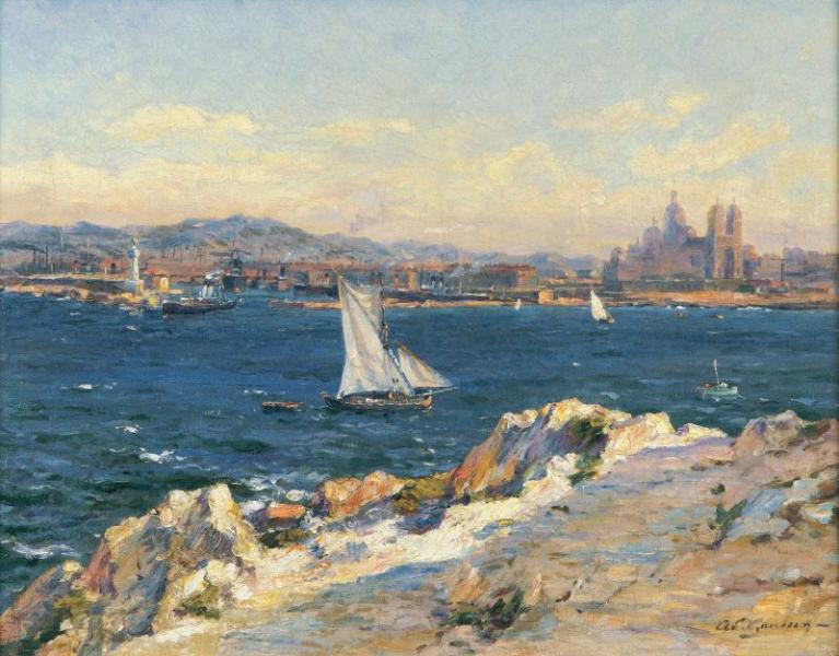 Marseille vue des îles
