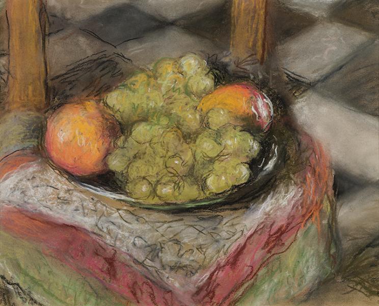 Nature morte aux raisins et aux oranges