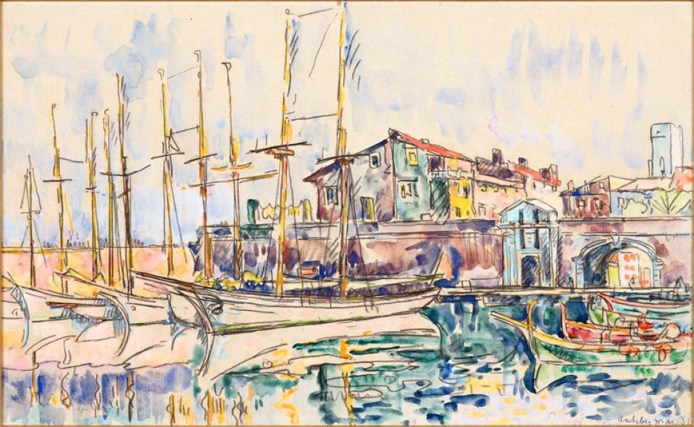 Le port d'Antibes, 1931