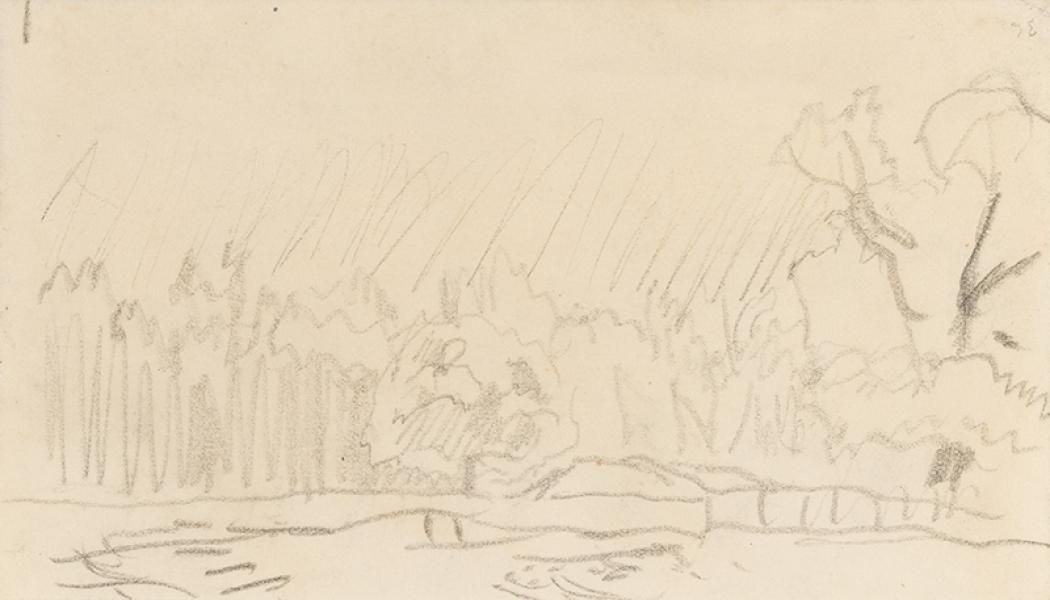 Esquisse de paysage (Dauphiné)