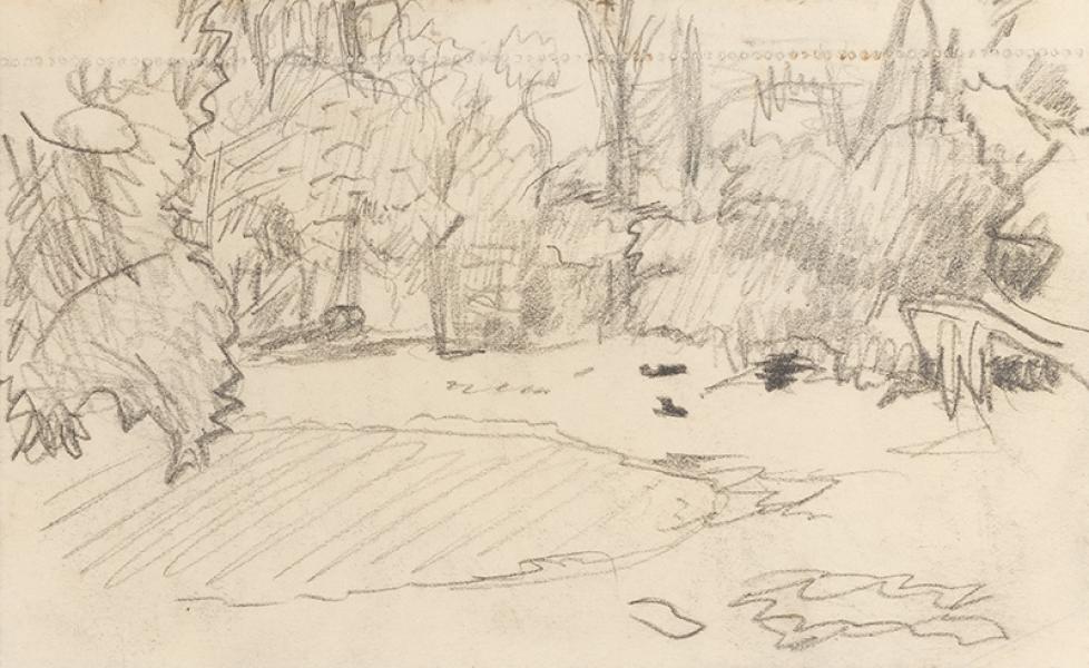 Le Clos (Grand-Lemps), effet de neige, circa 1894