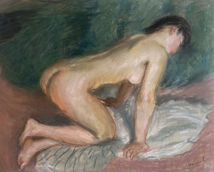 Femme agenouillée