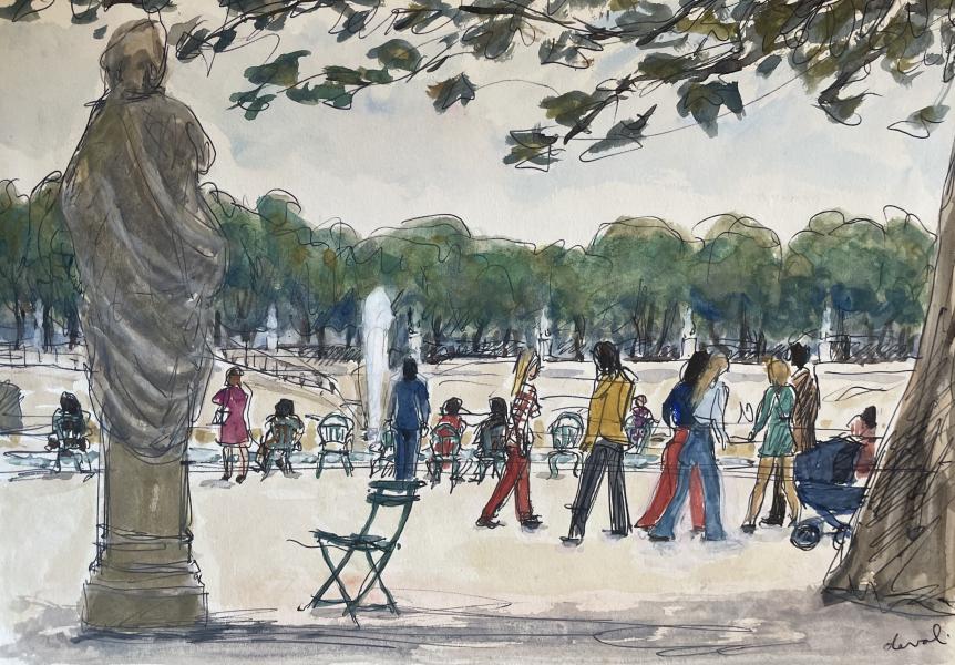 Le jardin des Tuileries